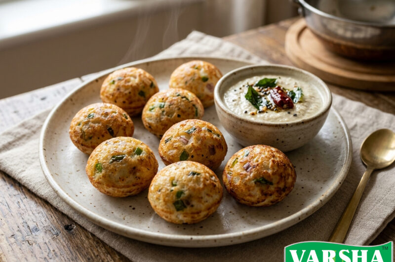 Kuzhi Paniyaram Recipe with Varsha Foods Batter